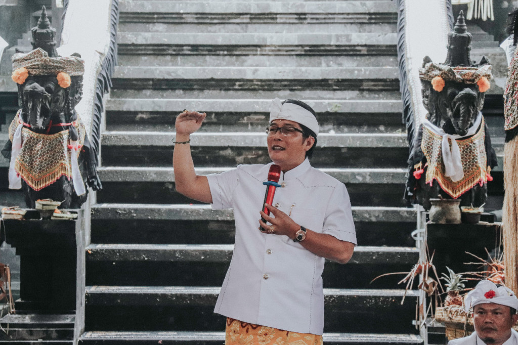 Bupati Giri Prasta Hadiri Karya Ngusaba Desa, Desa Adat Kedonganan Kecamatan Kuta